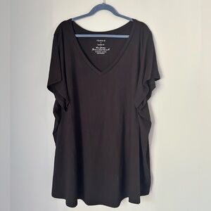 Torrid Classic Black V-Neck Tee